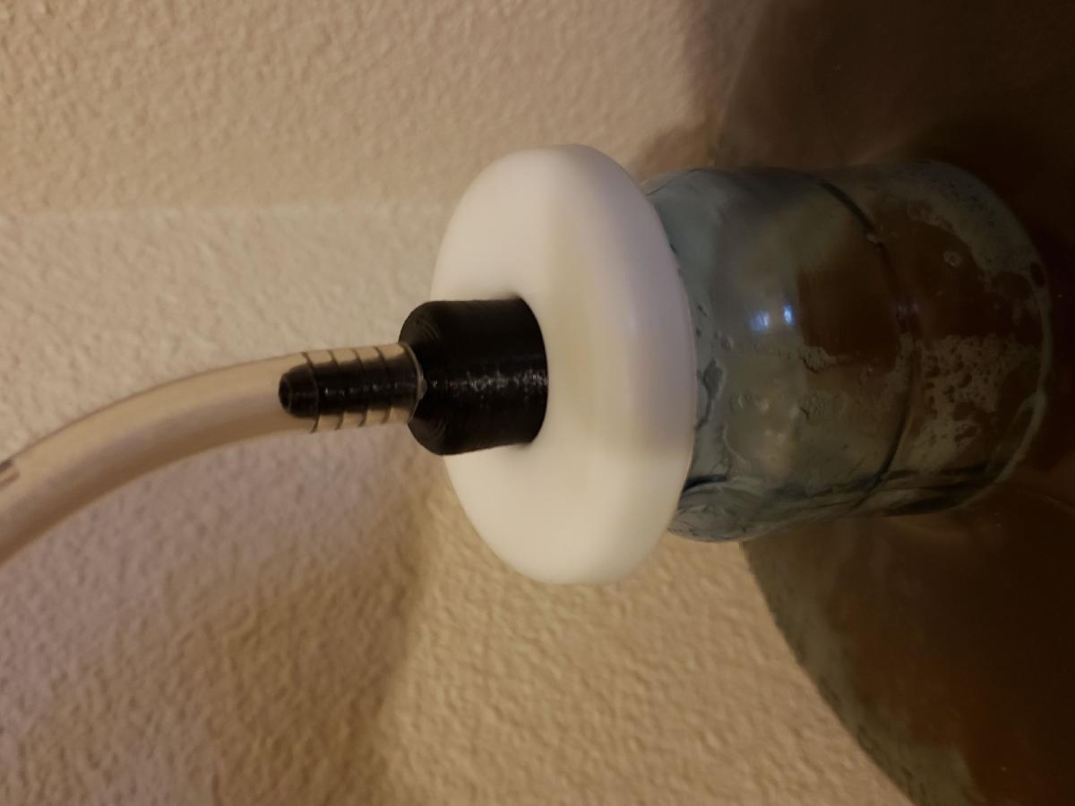 Tampa de Airlock com Bubbler para Jarra de Agua de 5 Galoes de Sidra
