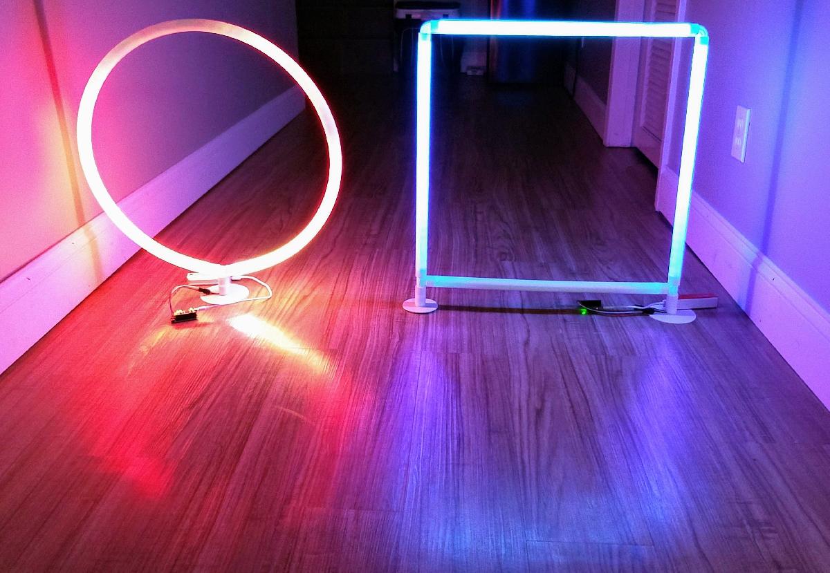 Portao de Corrida Micro Quadrotor FPV Interno LED RGB