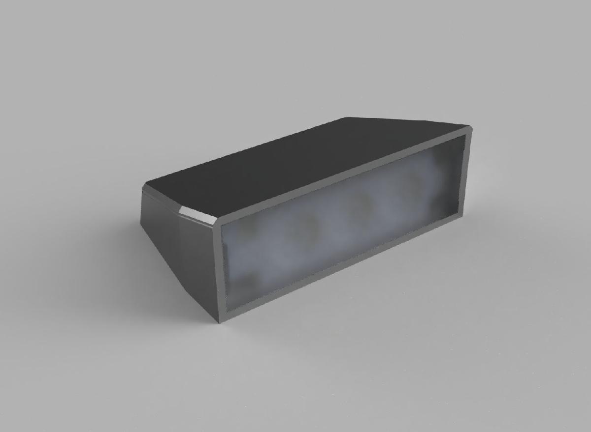 Lampada LED embutida sem parafusos
