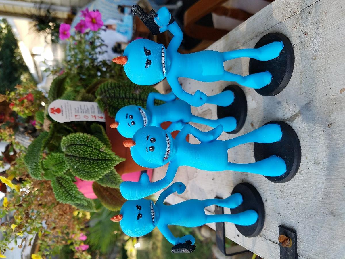 variedade de Mr. Meeseeks de Rick and Morty