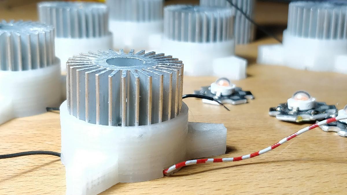 Gabinete de Chip LED com Dissipador de Calor