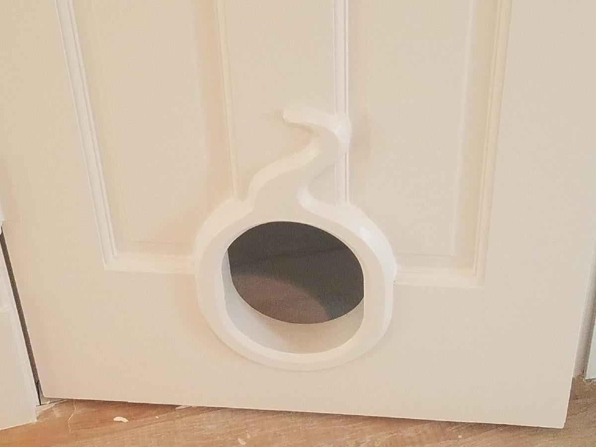 Porta de gato personalizada para passagem