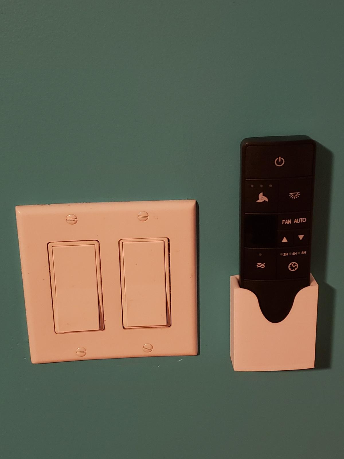 Suporte de parede para controle remoto de ventilador de teto