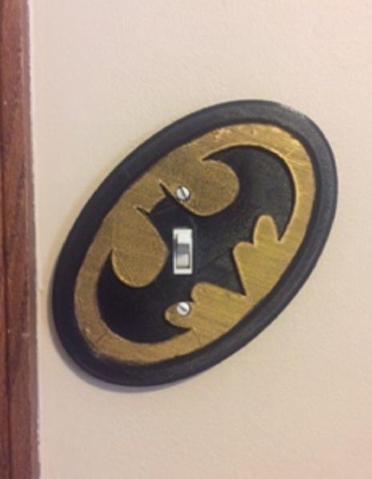 Capa de Interruptor de Luz do Batman