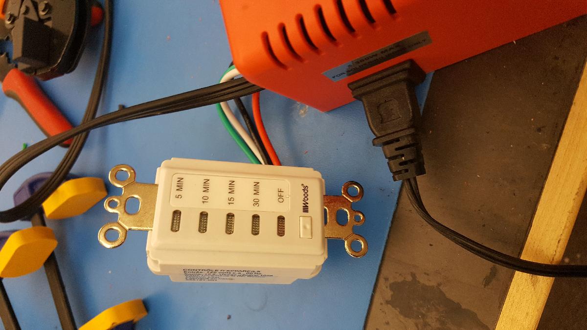 Caixa de Interruptor de Temporizador de Seguranca