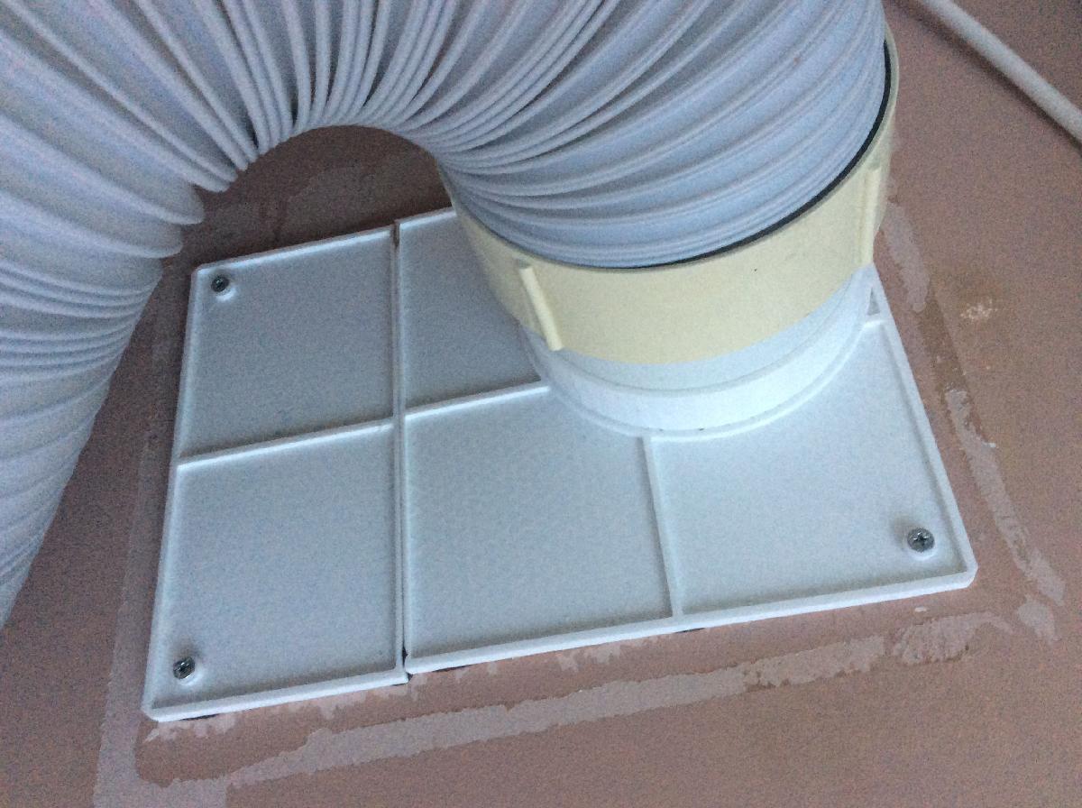 Cobertura de ventilação para ar condicionado