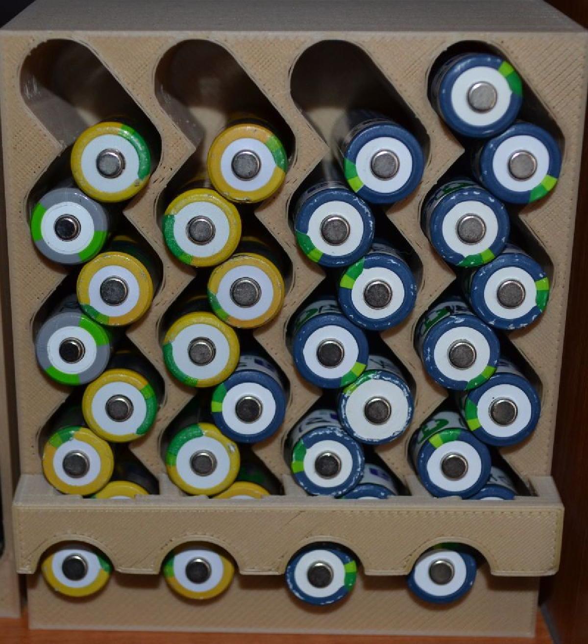 Armazenamento para Baterias Recarregaveis
