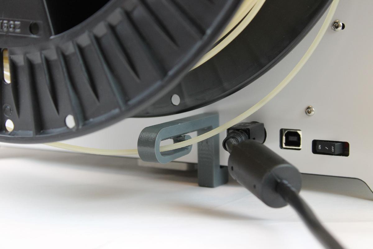 Guia de filamento Ultimaker 2 e 2+ para bobinas grandes