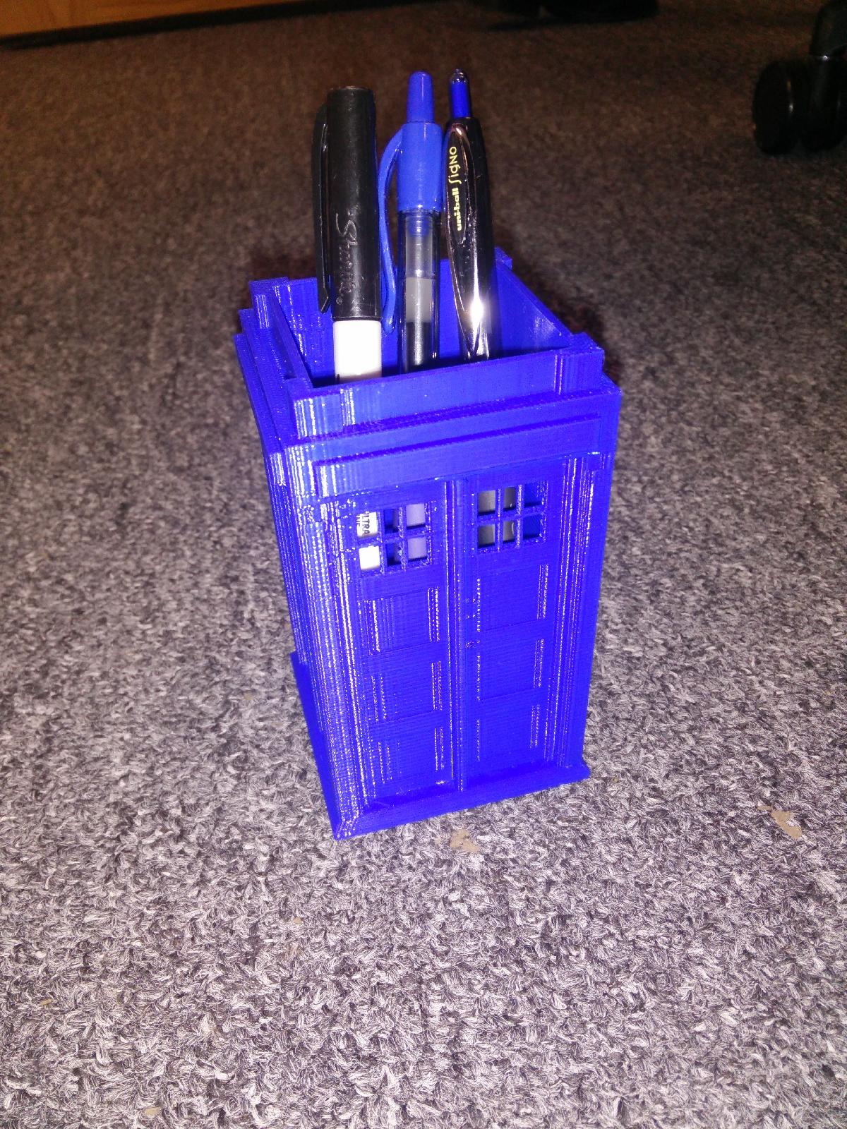 Suporte para canetas TARDIS