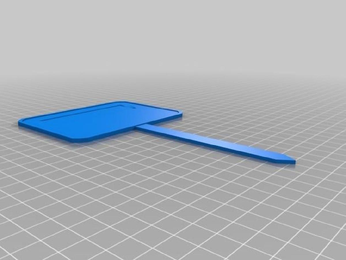 Estaca de Jardim com Slot para Rotulo
