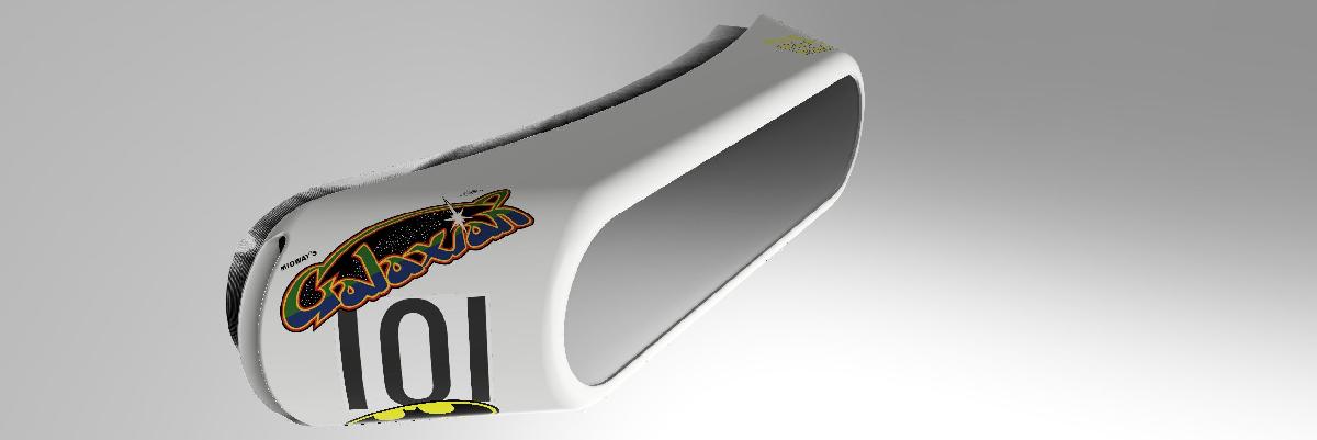 Pronto Jogador Um Headset VR Branco IOI #cosplay (Nao imprima, e ruim)