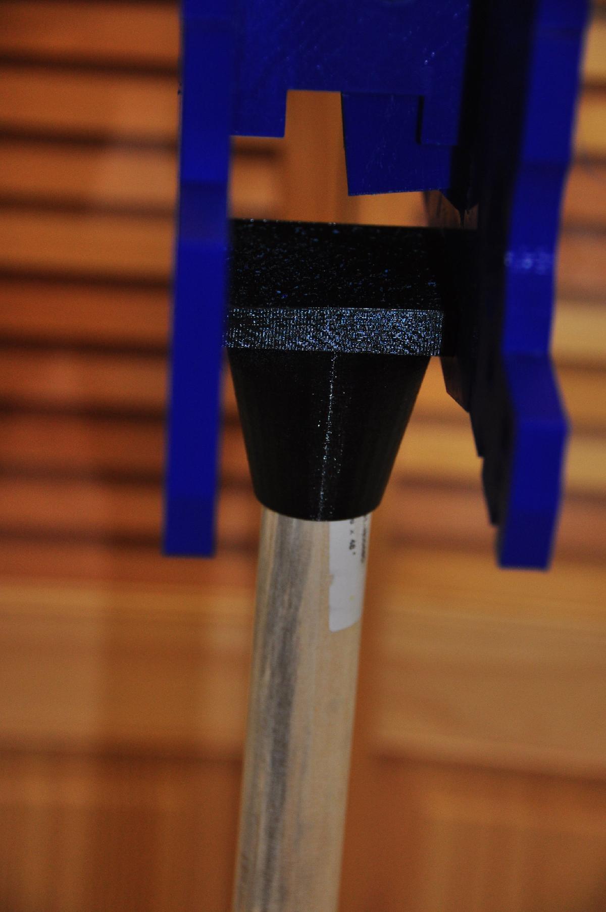 suporte InMoov para base de cadeira de 28mm ou 1 1/8 polegada