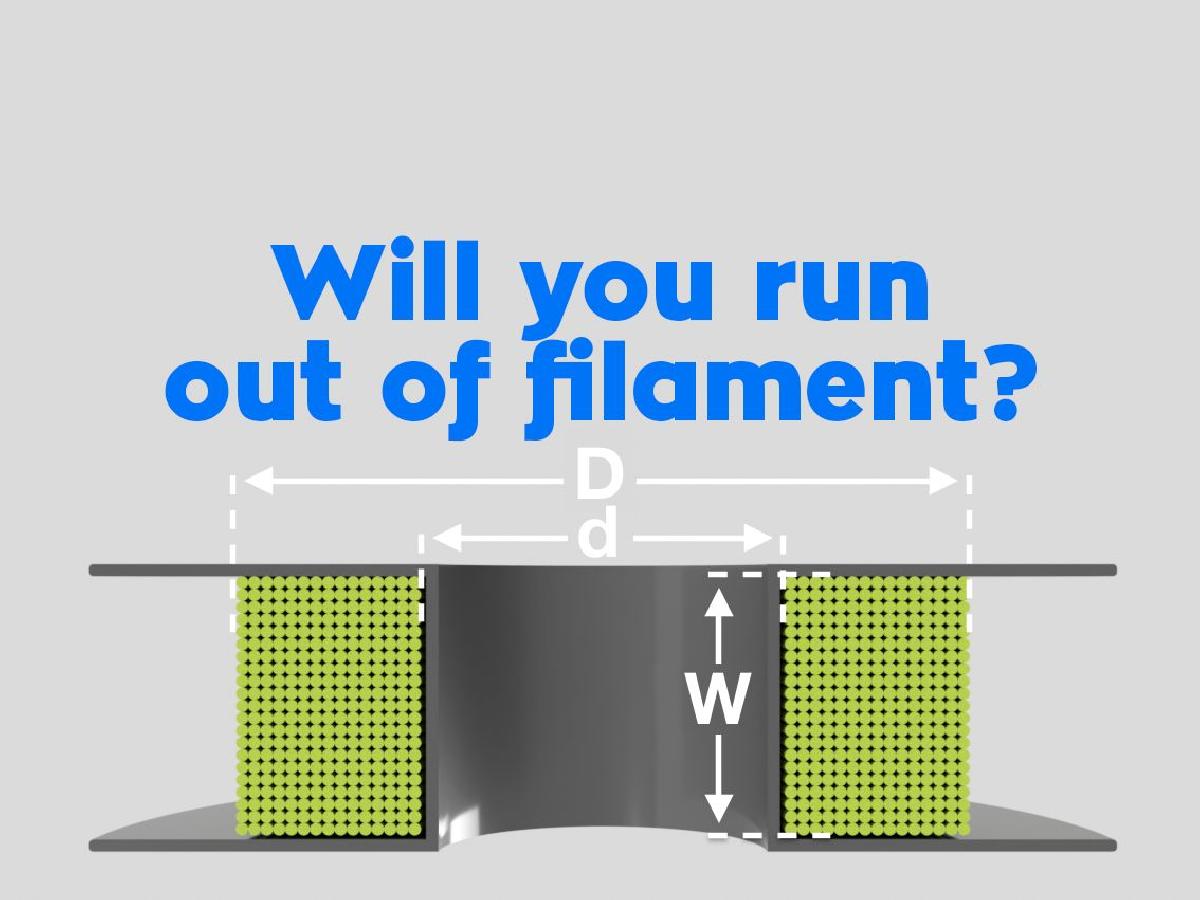 Calculadora de comprimento de filamento restante