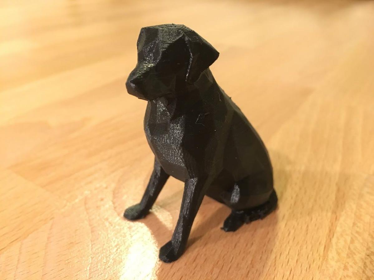 Labrador Low Poly (Versao Feminina)