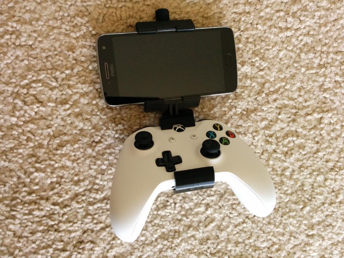 Suporte para telefone do controle Xbox One S com sistema de montagem modular