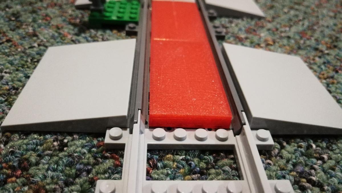 Placas Lego 4x8 para rampas de trem