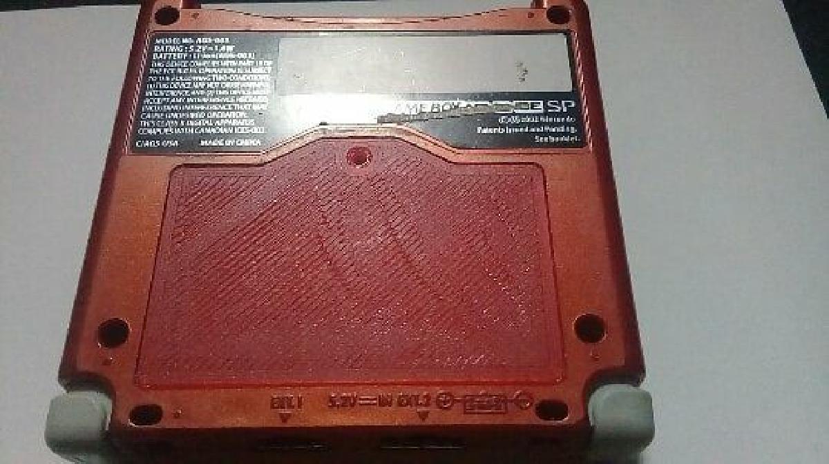 Tampa da Bateria do Gameboy Advance SP