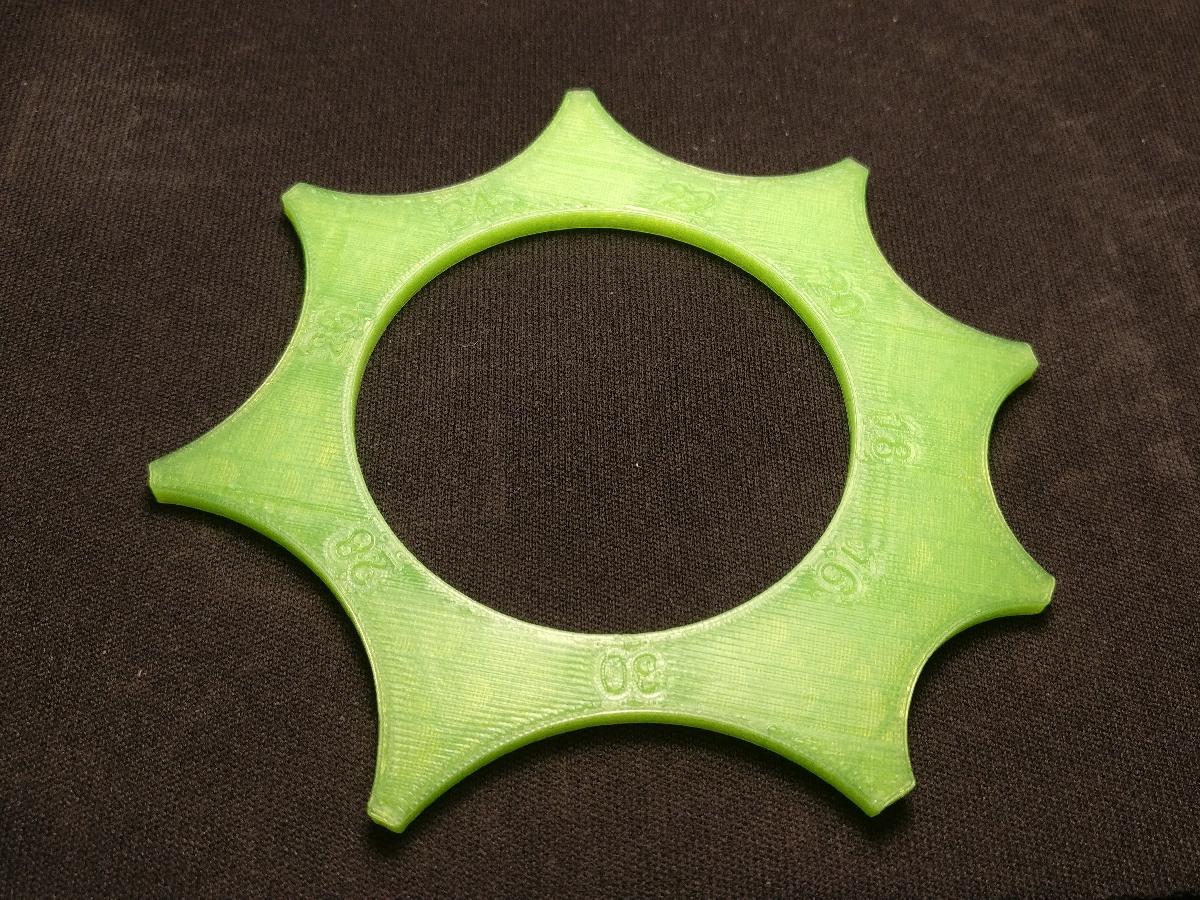 Medidor de Raio de File Maior 16 30 mm