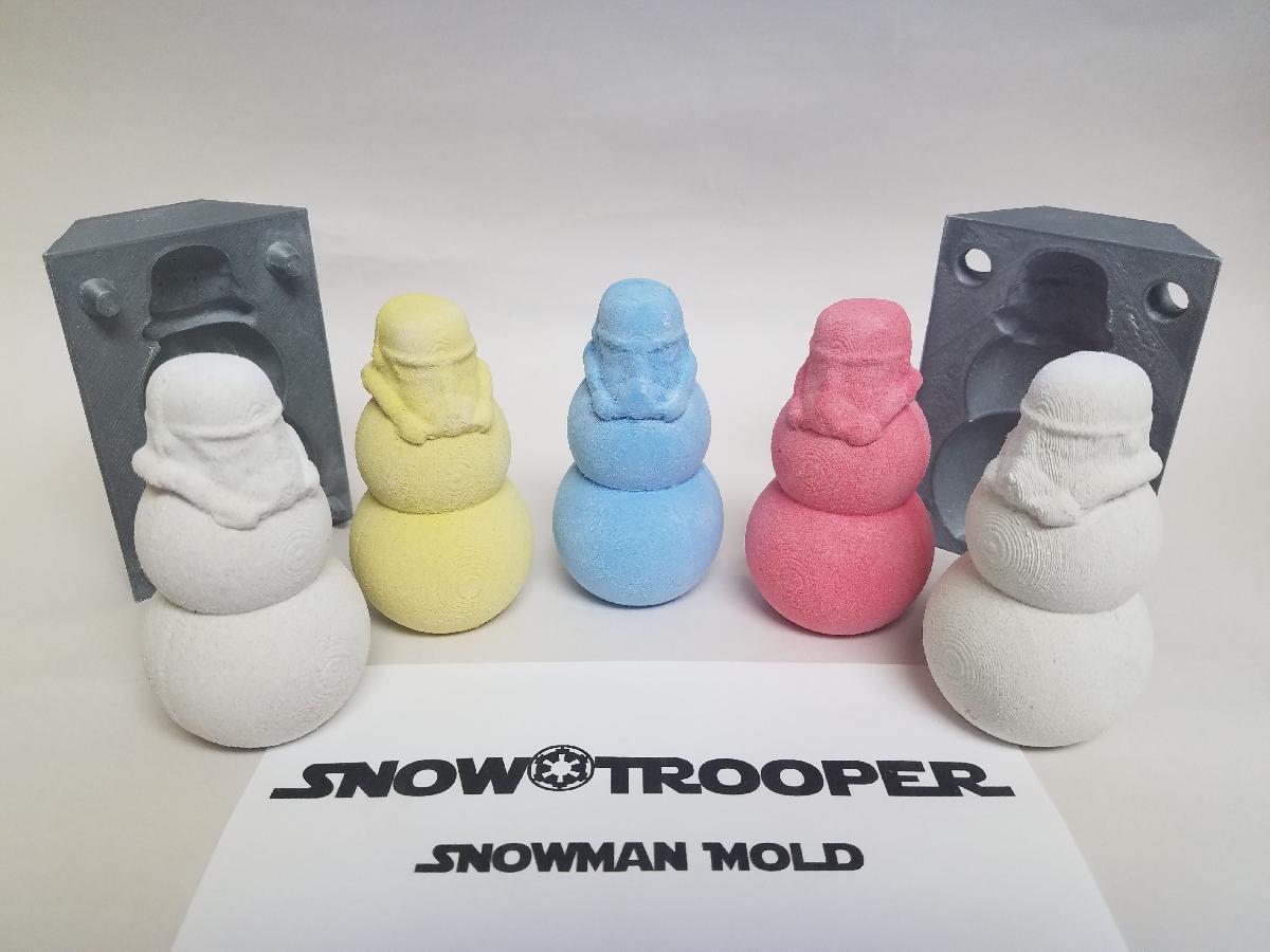 Molete de Boneco de Neve Snow Trooper