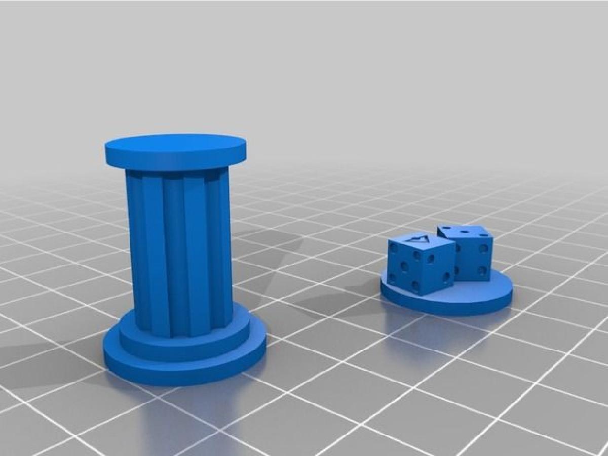 Pecas de Terreno 3D do Jogo de Tabuleiro Talisman