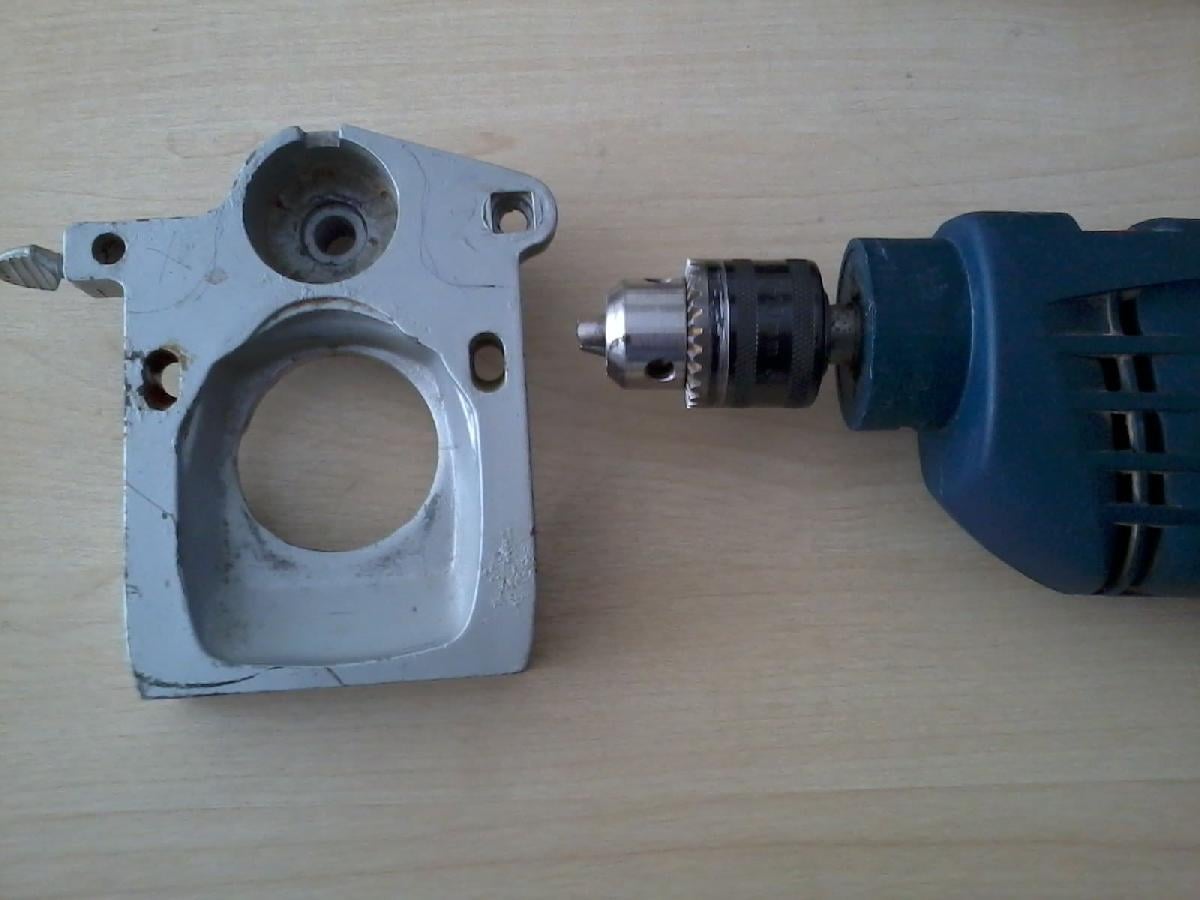Adaptador para furadeira de coluna