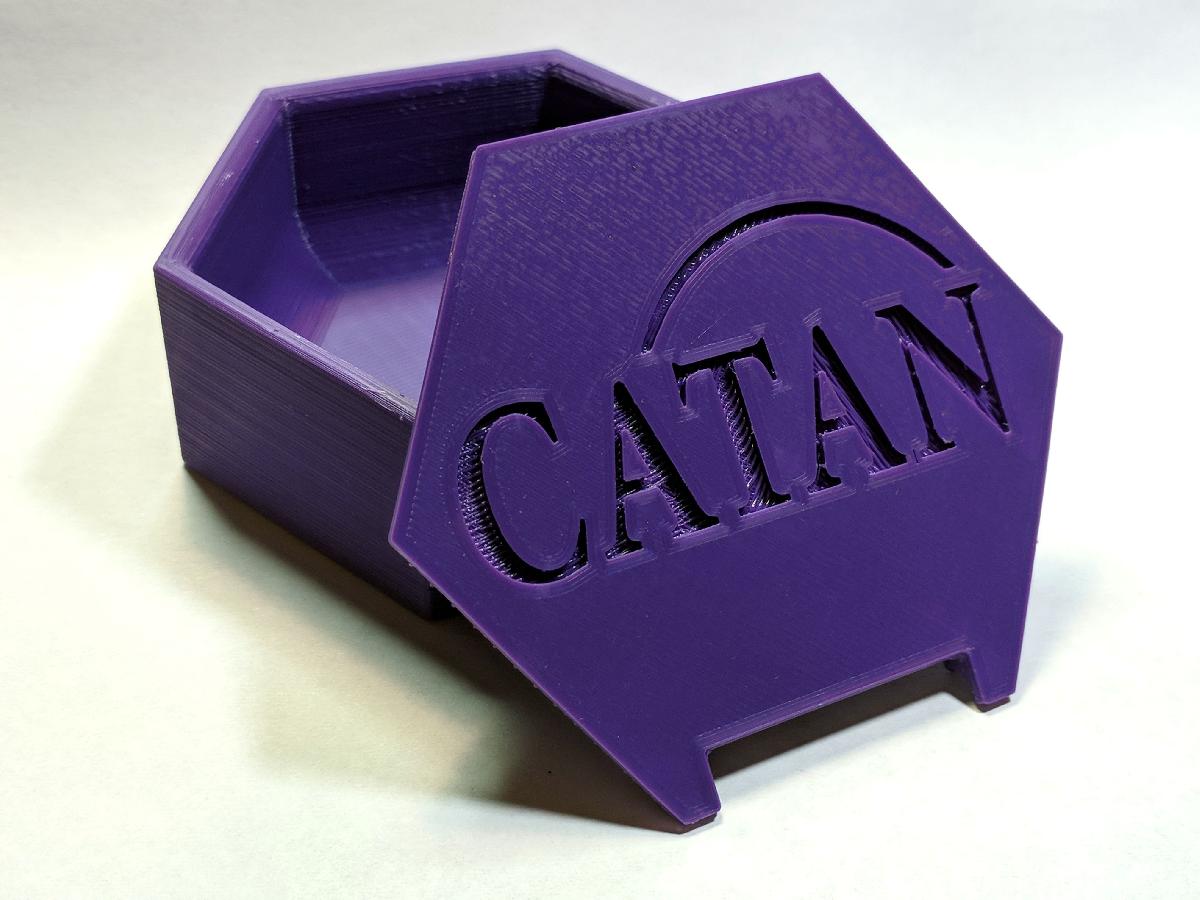 Caixa de Armazenamento de Pecas de Jogador de Catan