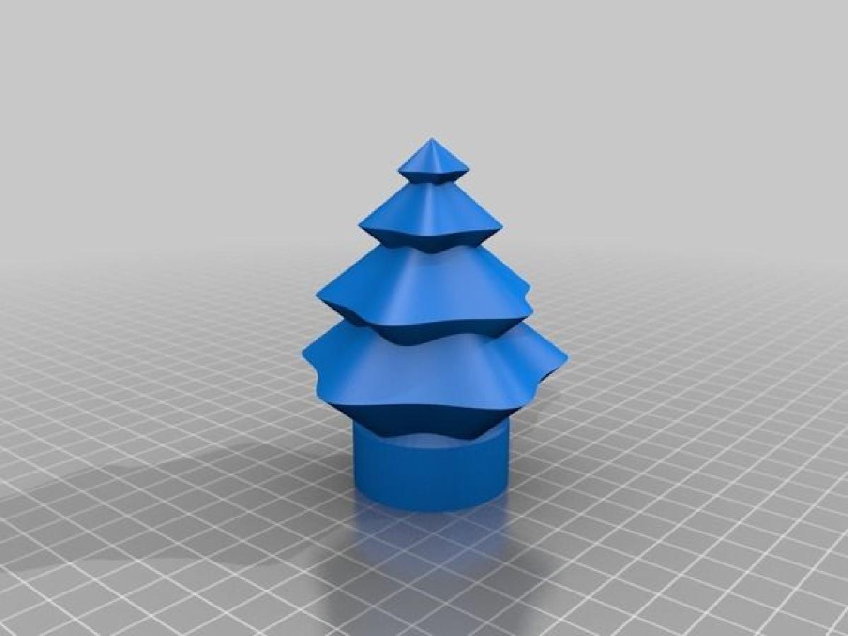 Luz paramétrica da árvore de Natal