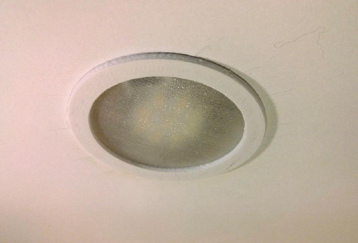 Lampada LED embutida Ø56mm