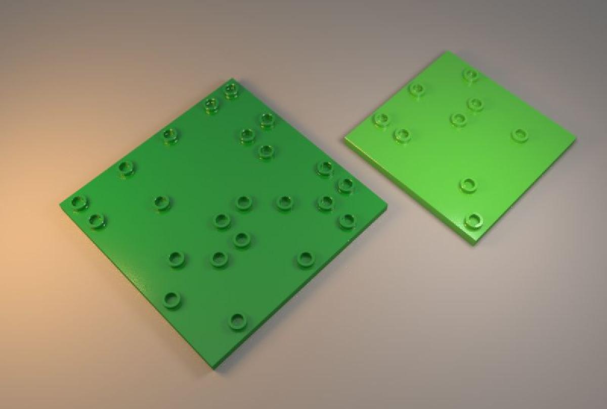 placas compativeis com Lego com poucos pinos