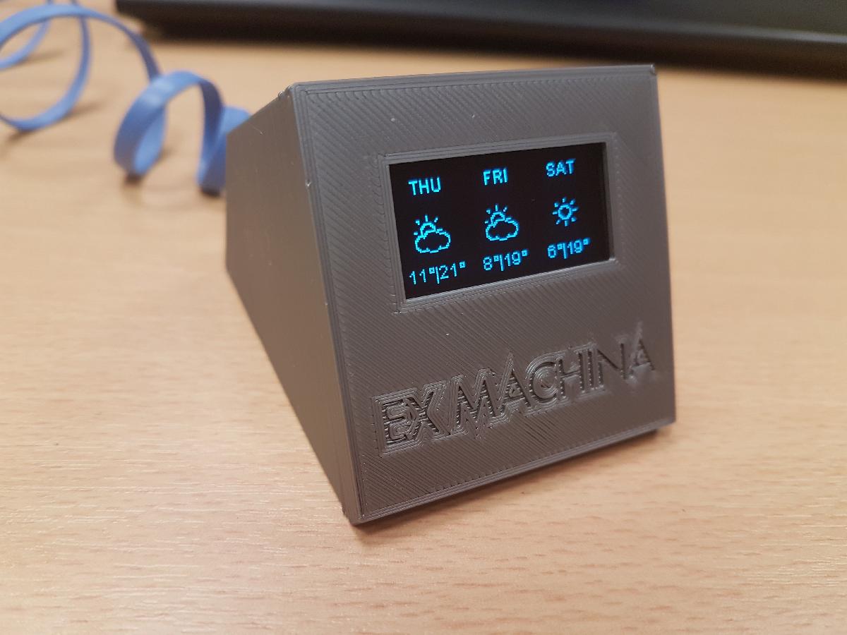 Widget de desktop   Wemos D1 mini (Relogio, Previsao do tempo)