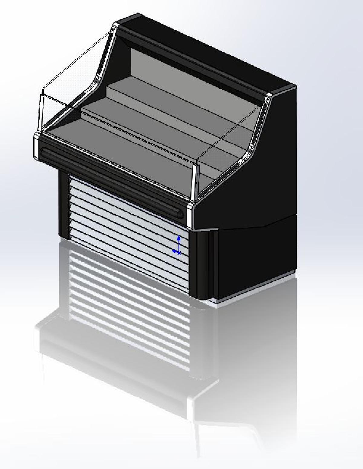 Modelo de Cooler Curto para Supermercado