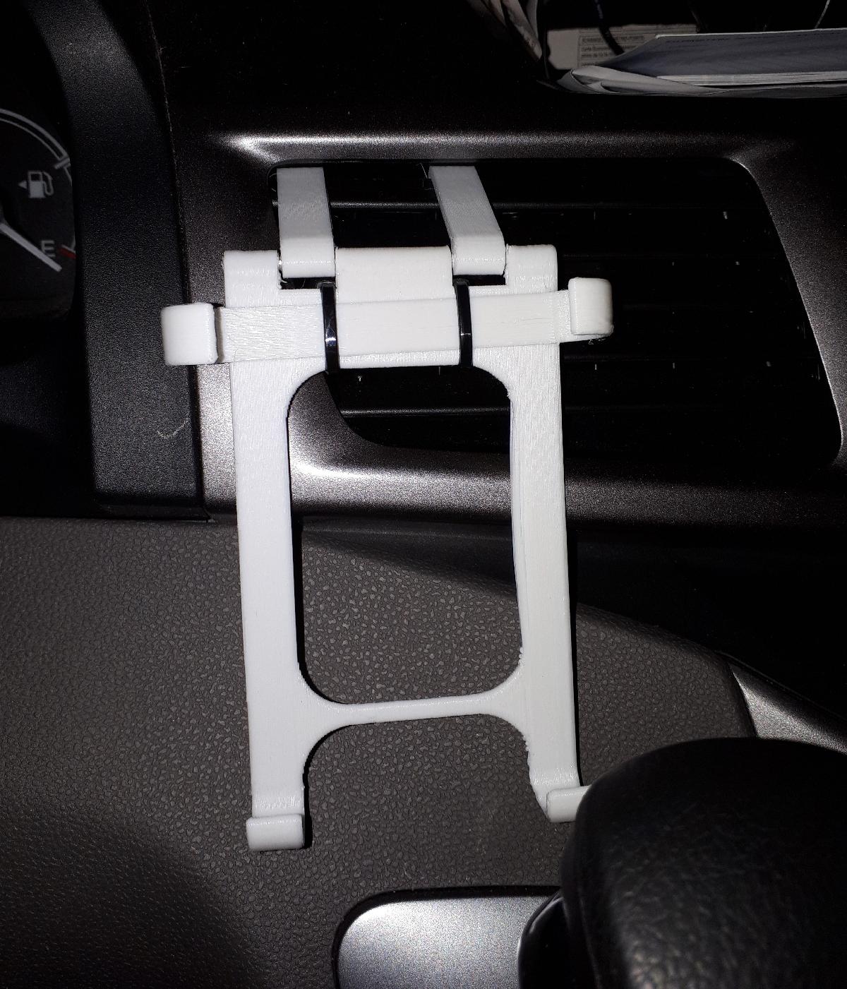 Suporte para telefone no ventilador do carro