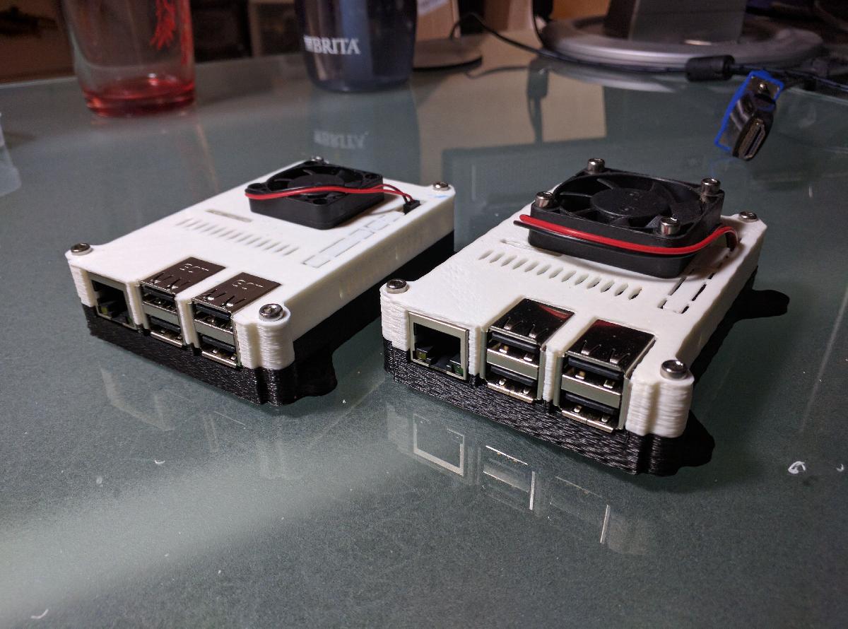 Case para Raspberry Pi 4, Pi 3, Pi 2 com Ventilacao, ventilador de 40mm ou 30mm