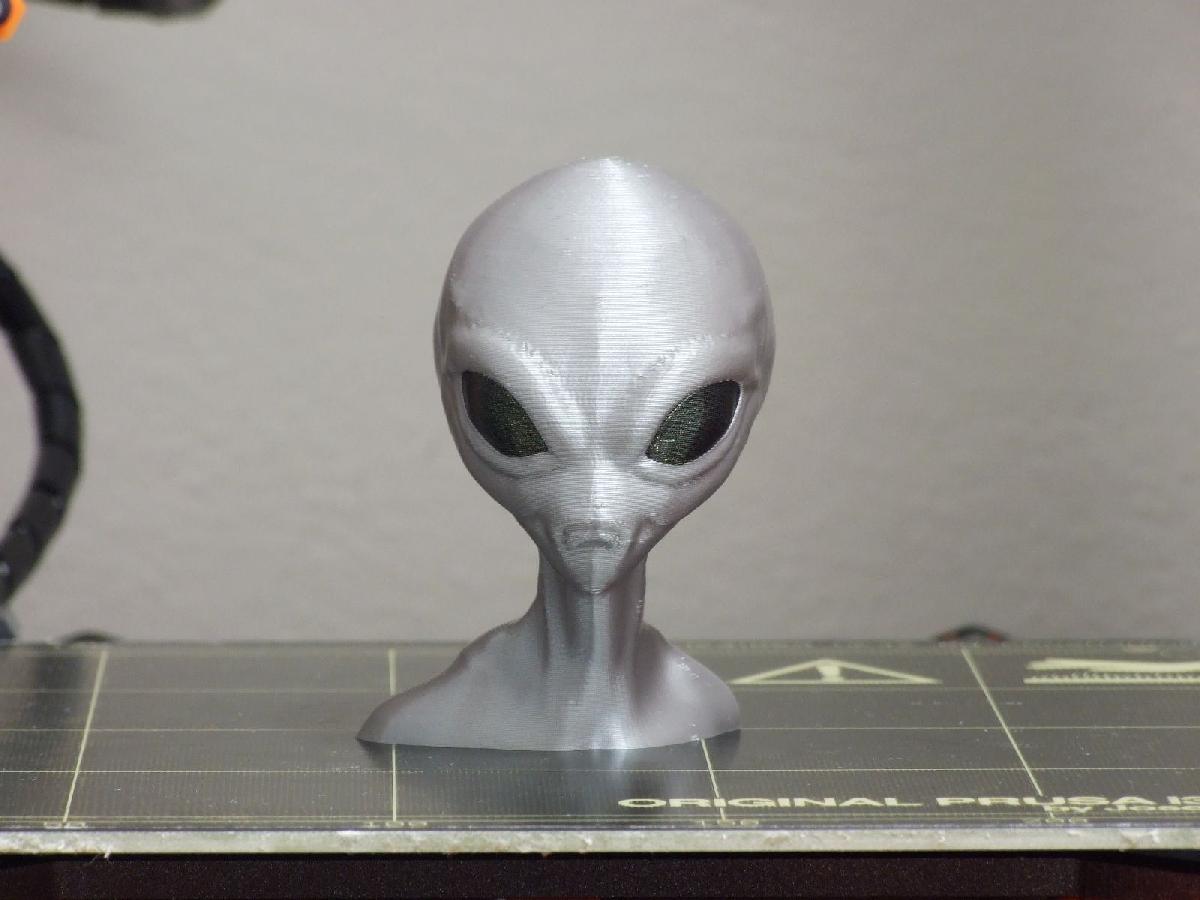 Alien & Alien Bust (multi material)