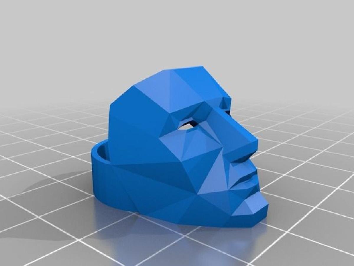 Edicao de Anel de Mascara Low Poly