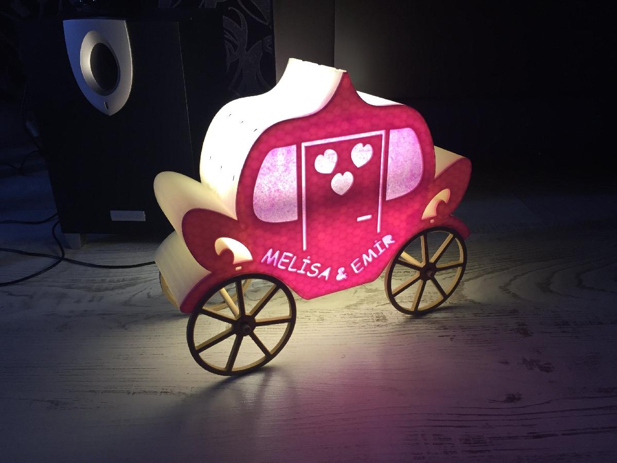Luminaria de parede e mesa para quarto infantil