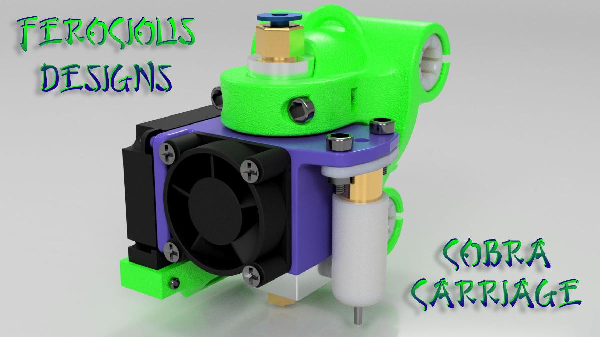 Carroceria Cobra   Carroceria E3D V6   Anet A8 / Ender 3 / CR 10 / Mini V Slot