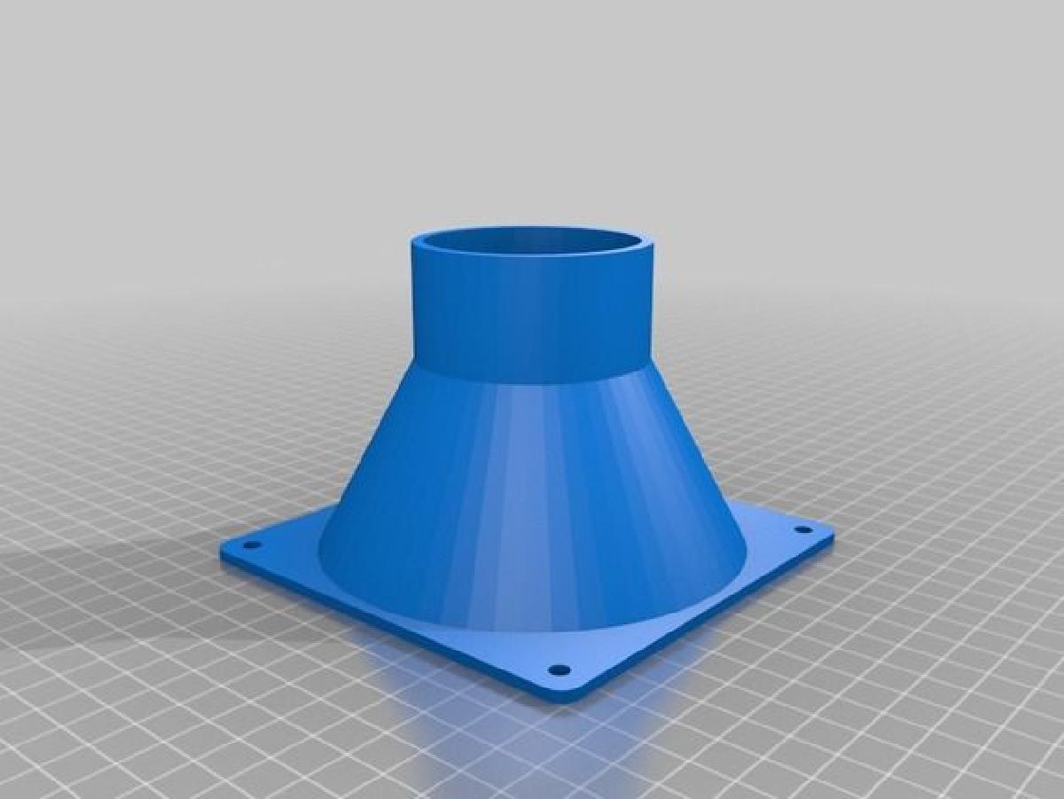 Ventilador de ventilacao para gas ABS (Ventilador de 120mm   Acessorio para duto de exaustao)