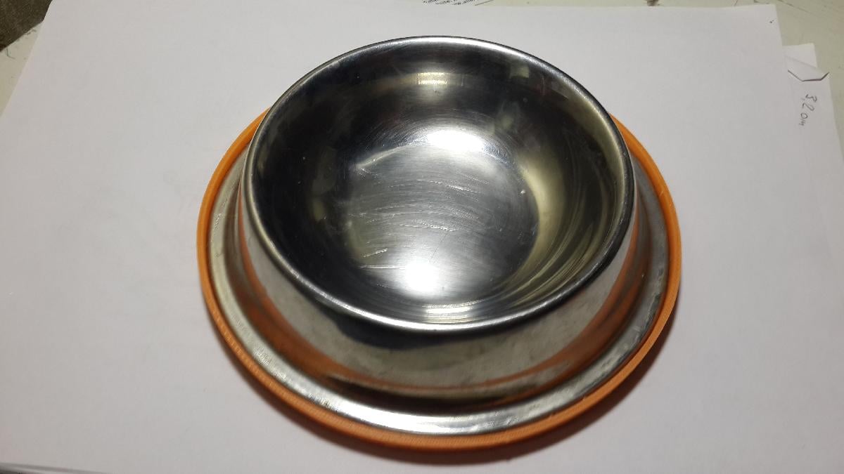 Suporte para prato de gato (substituicao de borracha)