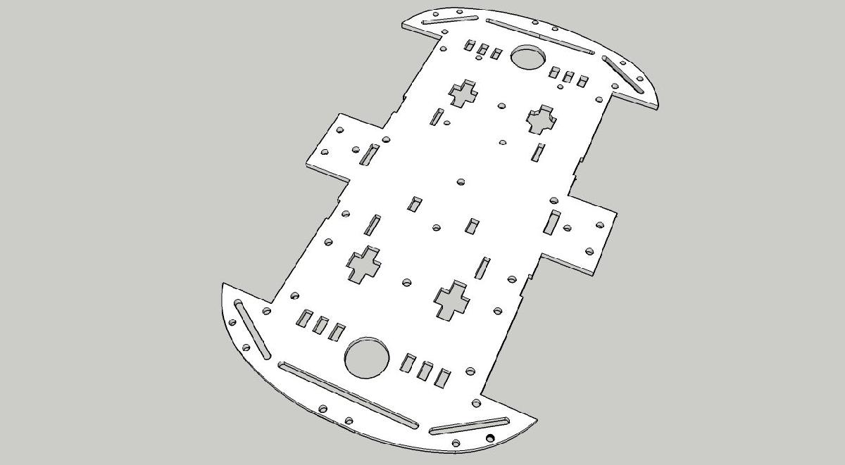 Arduino Robô Chassi Carro 4WD 