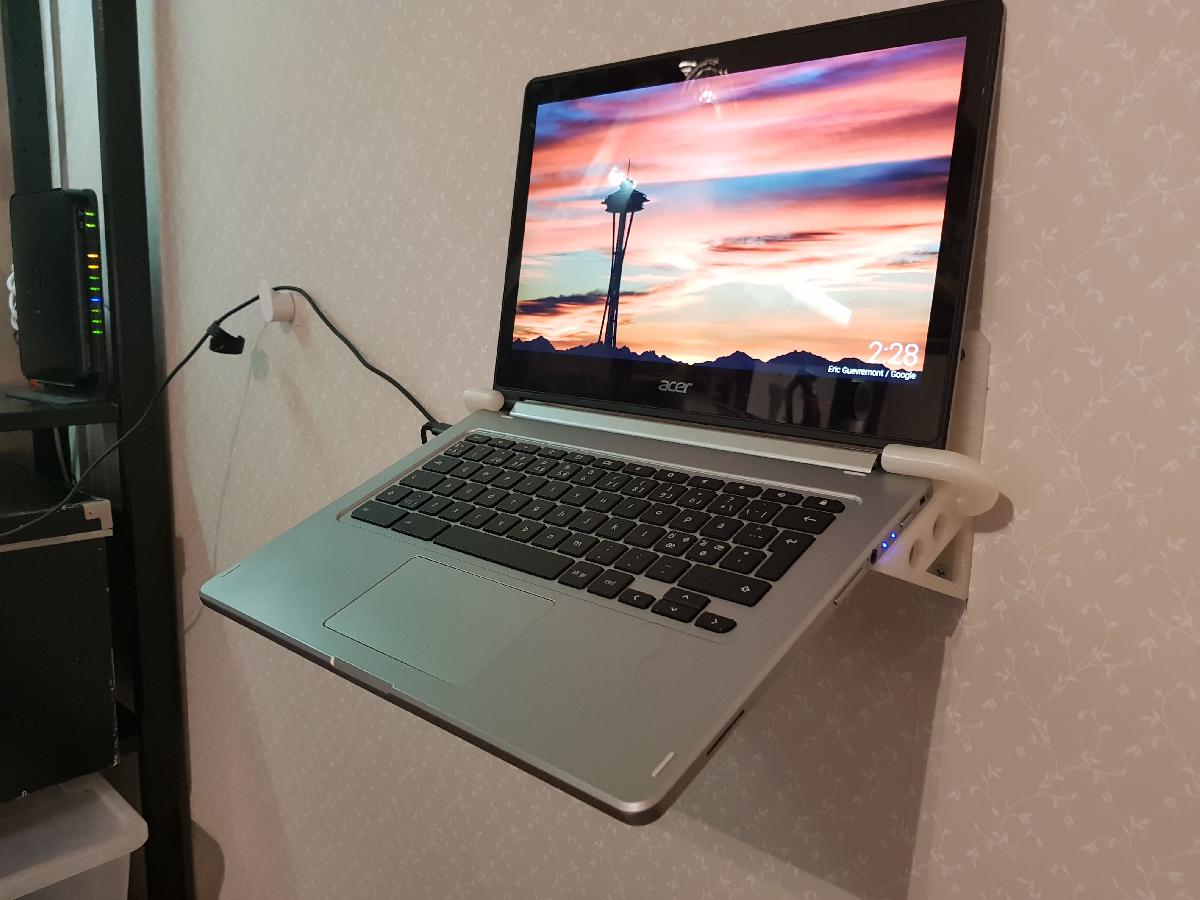 Suporte de parede para laptop