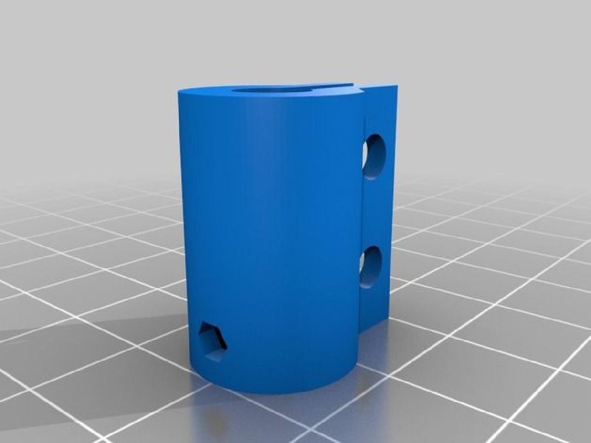 Acoplamento de eixo de parafuso de avanco Acme para motor NEMA17