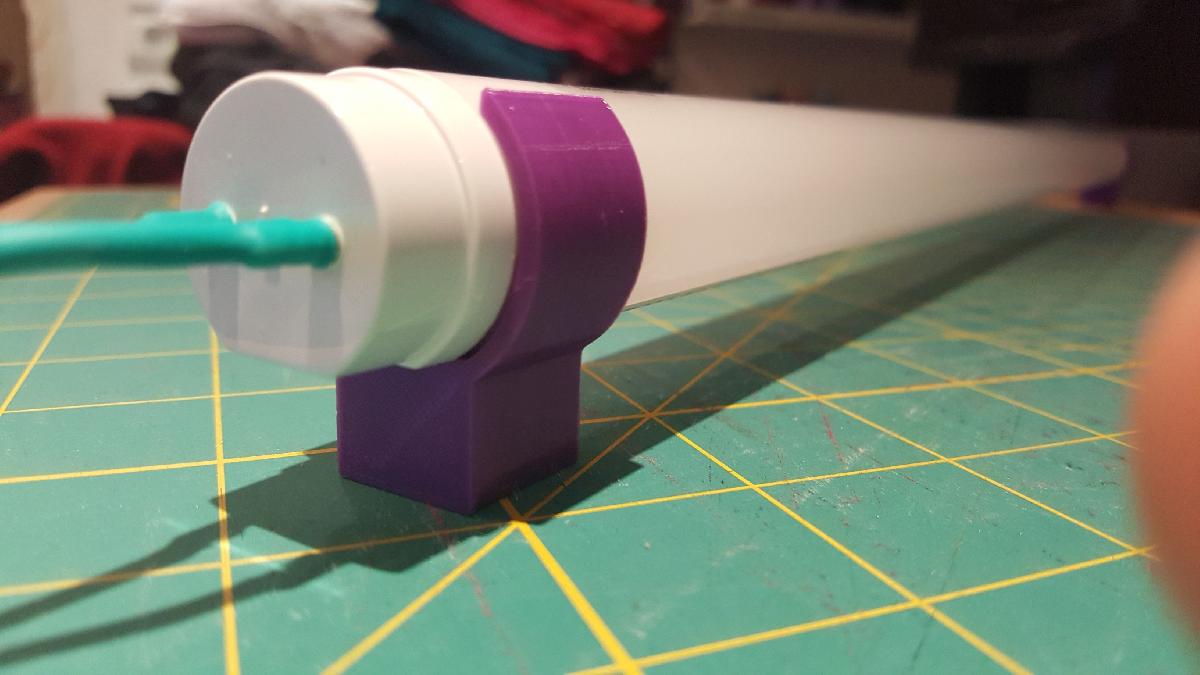 suporte para tubo LED