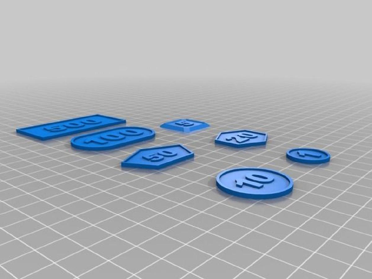 Conjunto Completo de Dinheiro do Monopoly