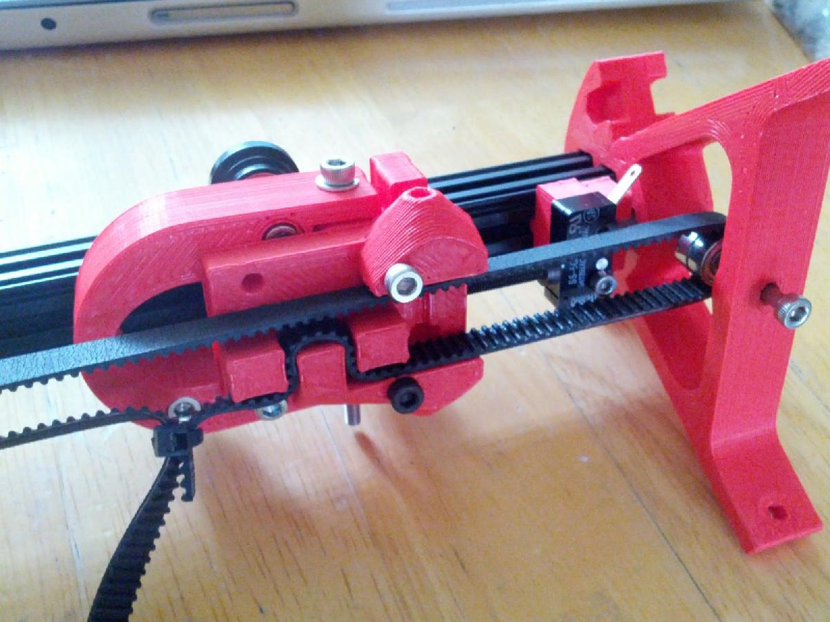 Carro para Kossel Mini (substitui trilhos de bolas)