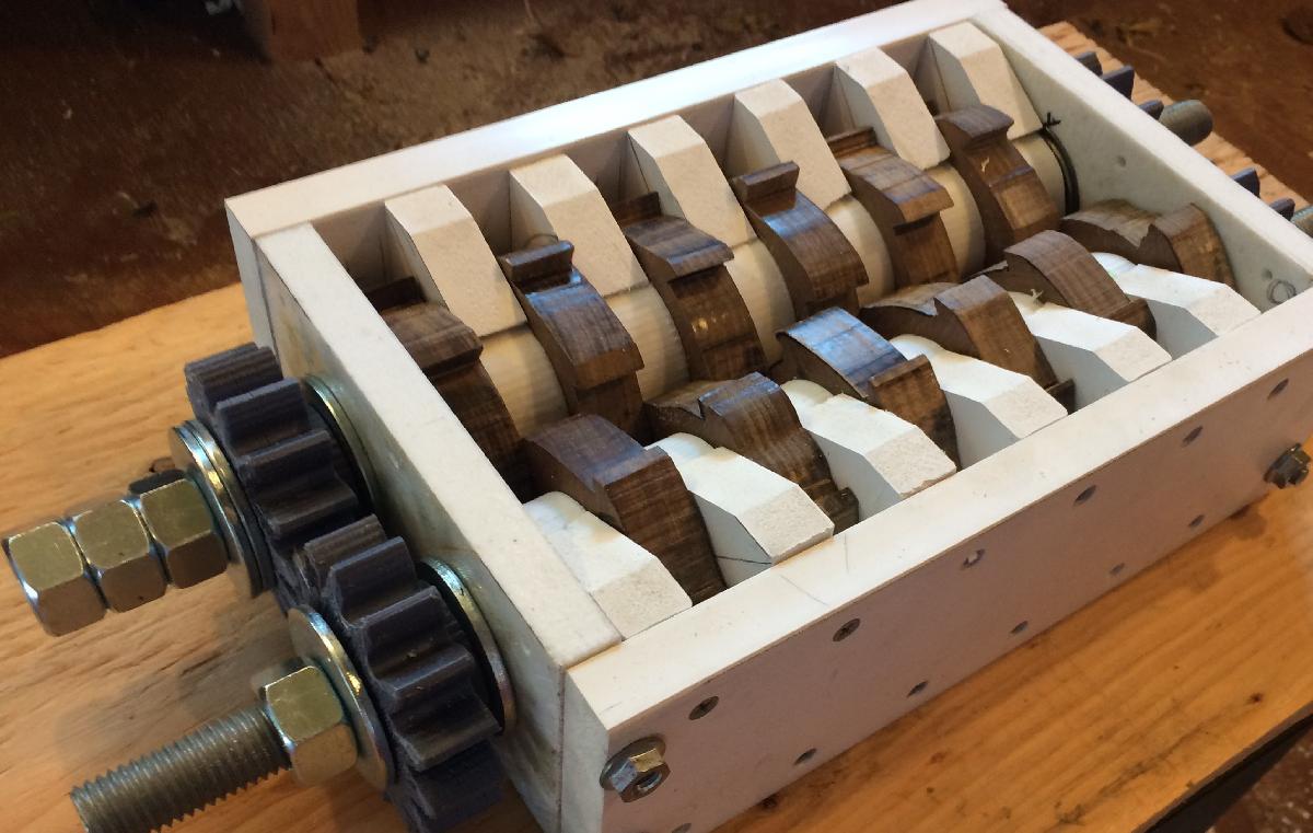 triturador de impressao 3D reciclada com falha