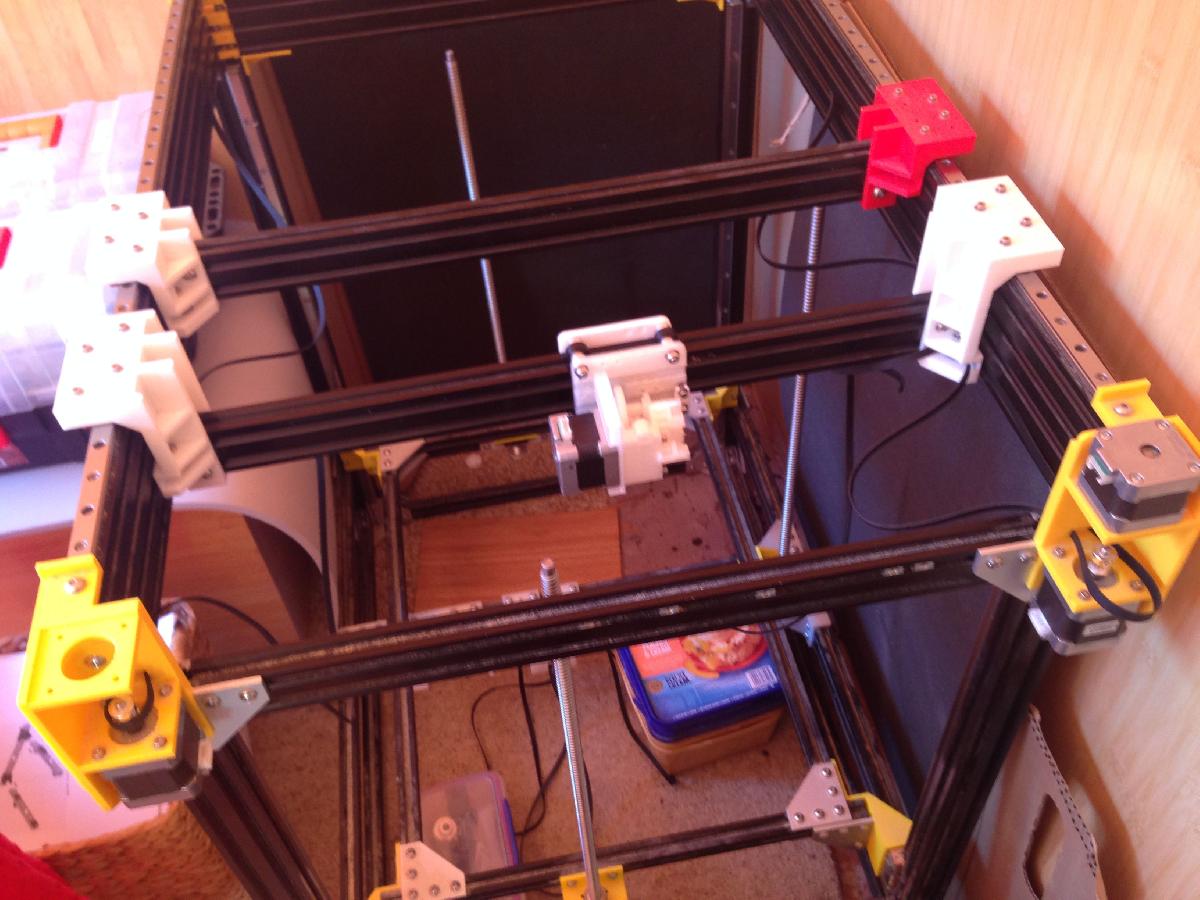 conversao de trilho Y 12MN/mgr para impressora 3D d bot