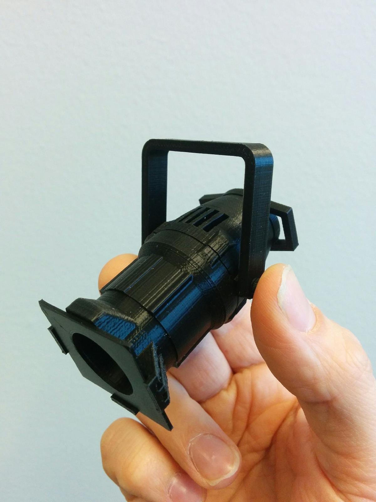 Refletor LED inspirado no palco