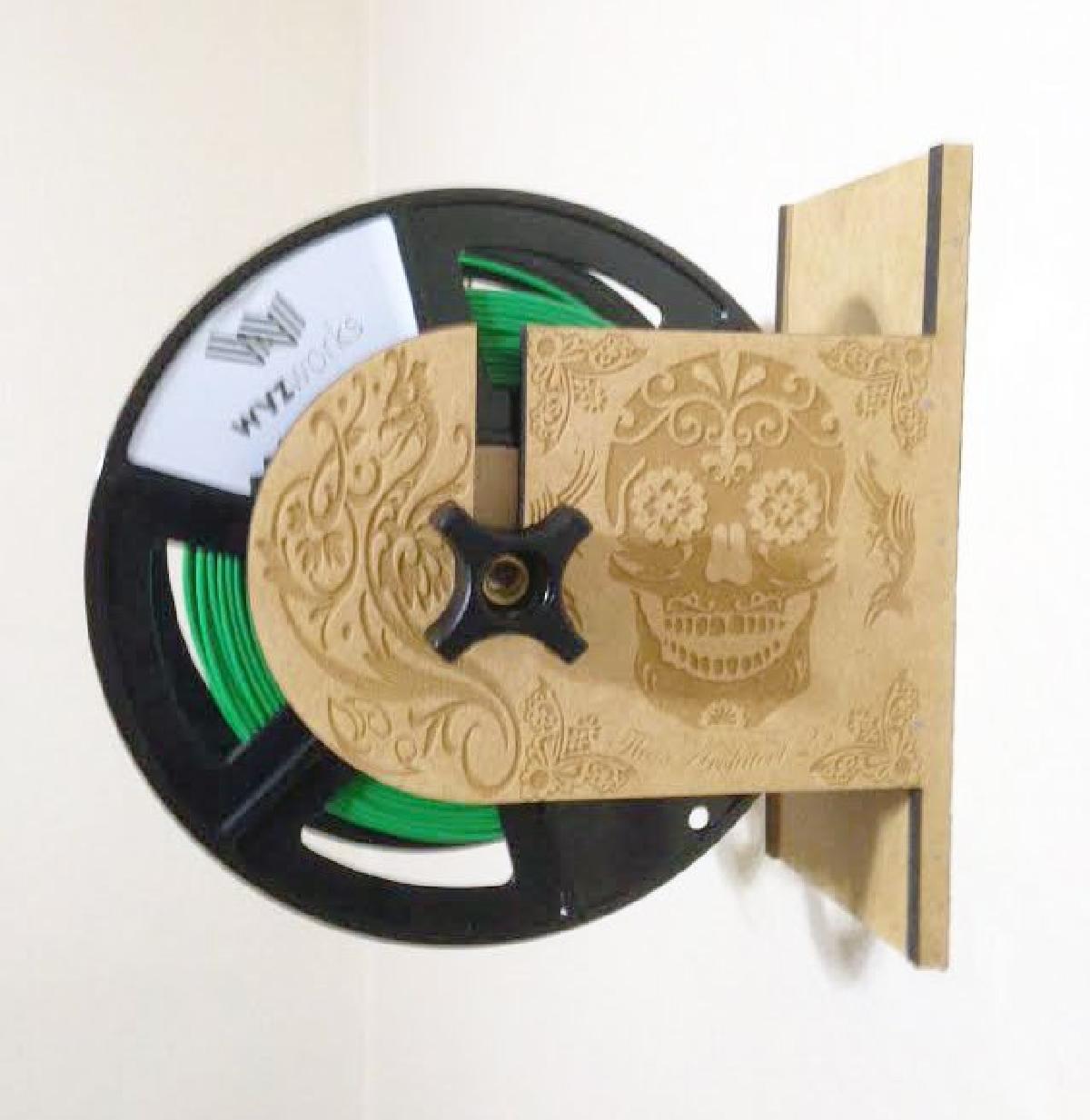 Suporte de Carretel Montado na Parede Corte a Laser