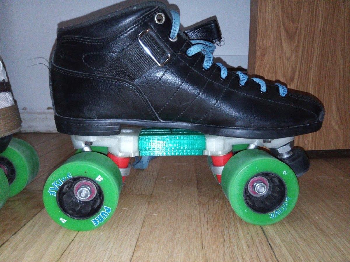 Placa de patins em linha de 3 pecas para patins de rodas